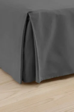 Sängkappor|Jotex COLOUR Sängkappa 45 Cm - Ekologisk Mörkgrå