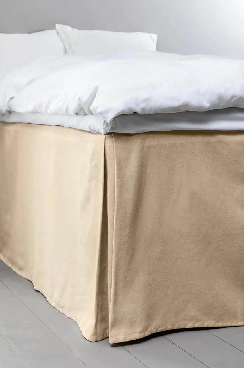 Sängkappor|Jotex COLOUR Sängkappa 60 Cm - Ekologisk Beige