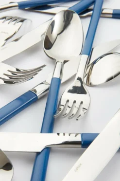 Bestick|Jotex COLT Bestickset 24 Delar Silver/blå