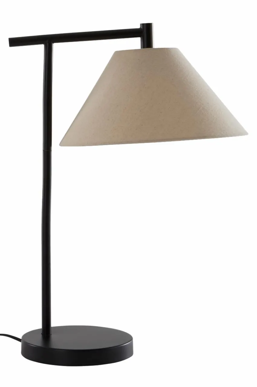 Bordslampor|Jotex CONE Bordslampa Black with oatmeal