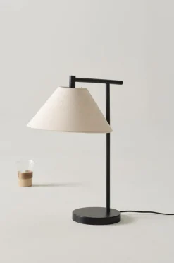 Bordslampor|Jotex CONE Bordslampa Black with oatmeal