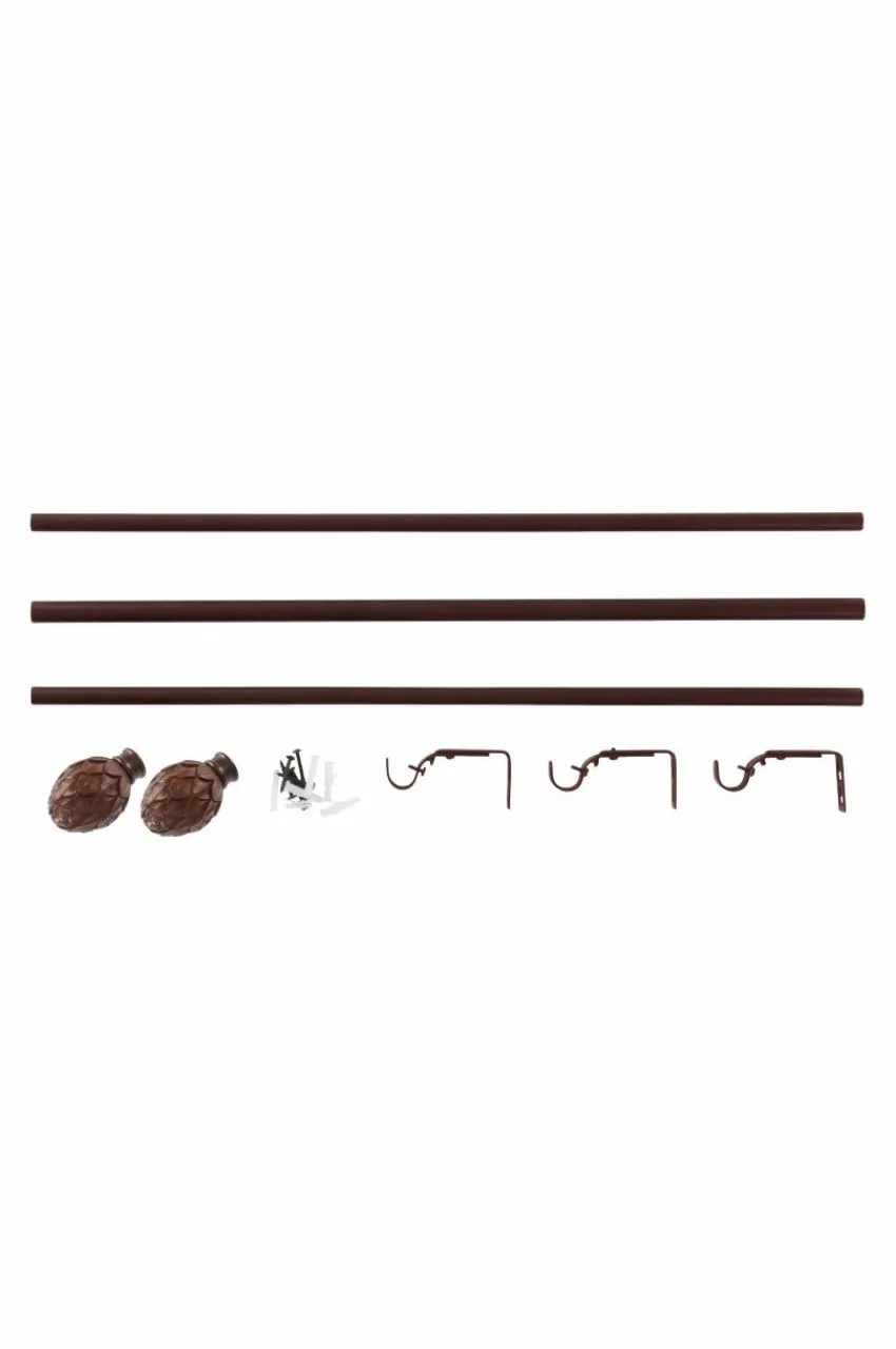 Gardinstänger|Jotex CONE Gardinstång 153-200 Cm Brun