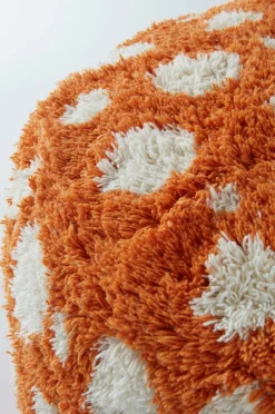 Sittpuffar|Jotex CORALLI Puff Orange/Vit
