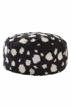 Sittpuffar|Jotex CORALLI Puff Svart/Vit