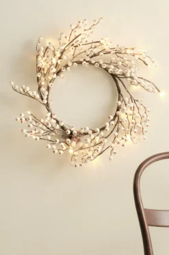 Julbelysning|Dekorativ Belysning|Jotex CORDELIA Krans LED Vit