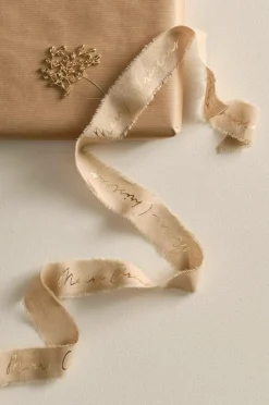 Juldekoration|Jotex COTTON RAW Band Beige