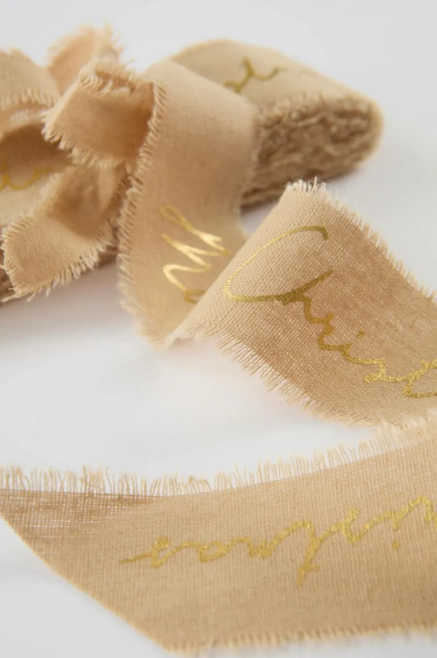 Juldekoration|Jotex COTTON RAW Band Beige