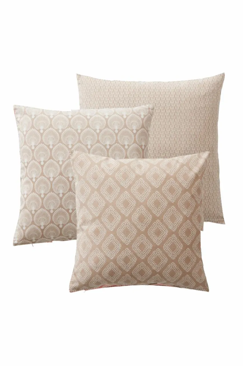 Prydnadskuddar & Fodral|Jotex COUSIN Kuddfodral 3-pack 45x45 Cm Beige