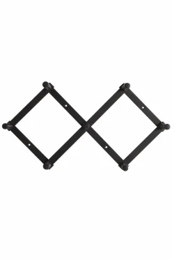 Badrumstillbehör|Förvaring|Jotex CROSSY Hängare - 7 Knoppar Mattsvart