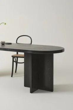 Bord|Jotex CRUZ Matbord 80x260 Cm Svart askfaner
