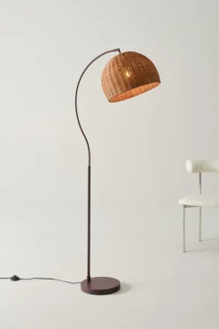 Golvlampor|Jotex CURLA Golvlampa Dark Brown