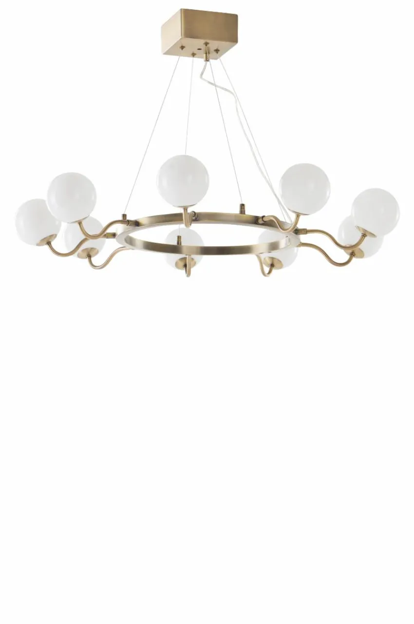 Taklampor|Kristallkronor & Takkronor|Jotex CURVY Taklampa Brons