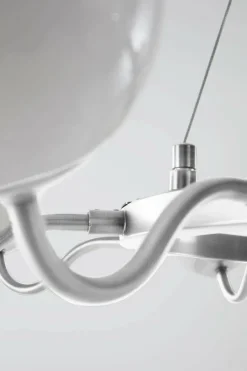 Taklampor|Kristallkronor & Takkronor|Jotex CURVY Taklampa Nickel satin