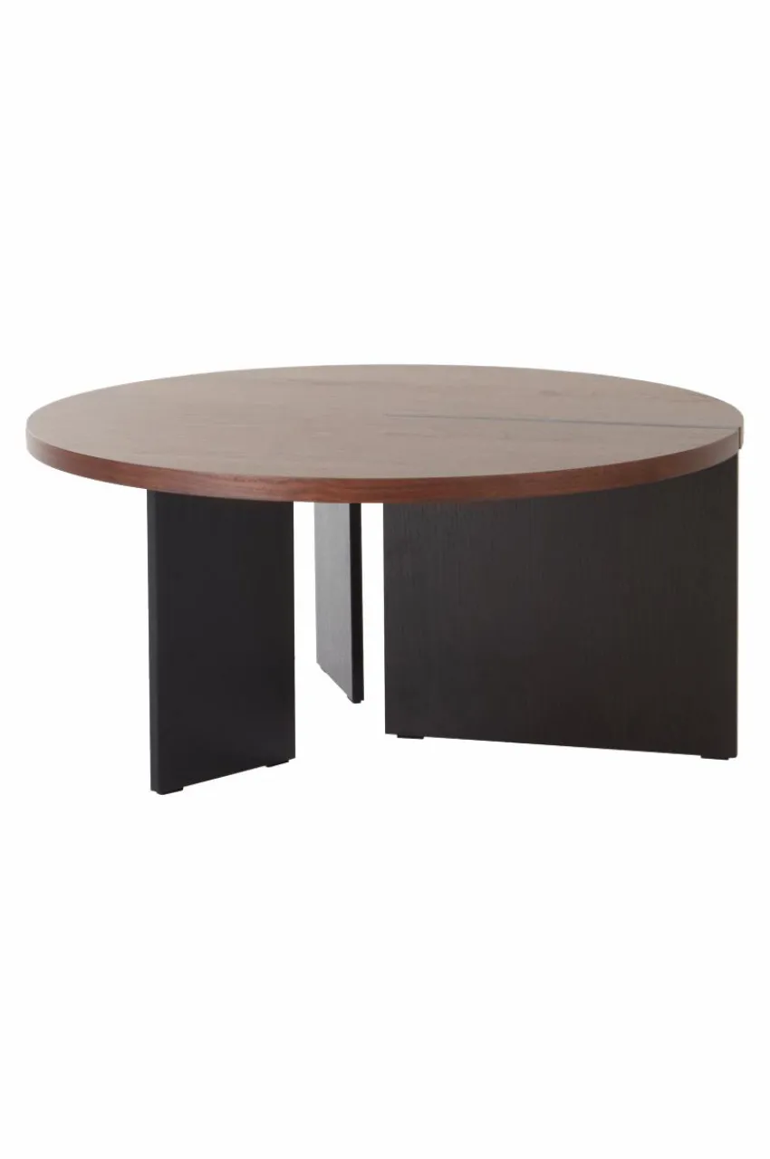 Bord|Jotex CUSCO Soffbord ø 80 Cm Valnötsfanér