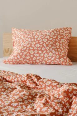 Örngott|Jotex DAISY örngott 60x50 Cm Ekologisk Orange