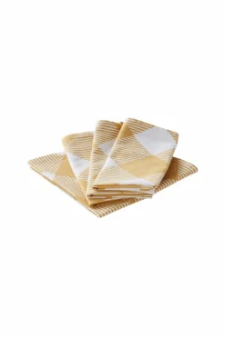 Servetter|Jotex DALIA Servett 4-pack Gul