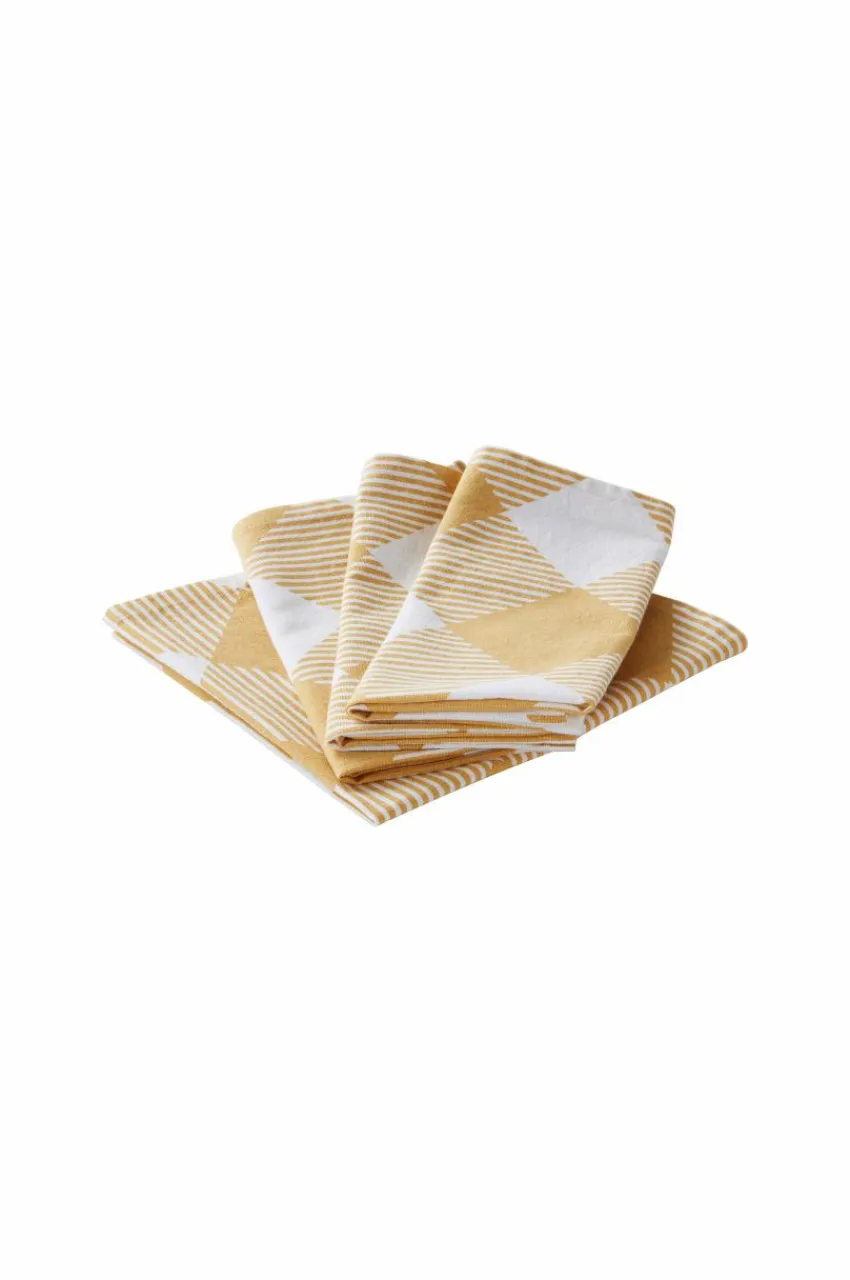 Servetter|Jotex DALIA Servett 4-pack Gul