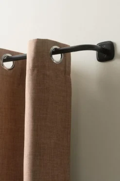 Gardinstänger|Jotex DANI Gardinstång Enkel 125-203 Cm Matt svart