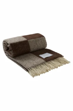 Plädar & Filtar|Jotex DANTE Ullpläd Naturvit/brun