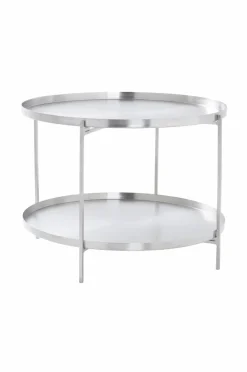 Bord|Jotex DAVIS Sidobord/brickbord ø 63 Cm Nickel