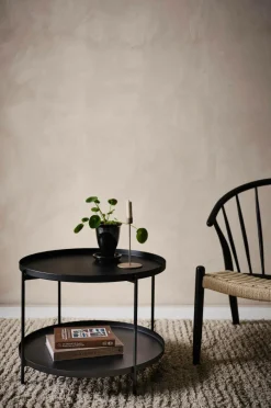 Bord|Jotex DAVIS Sidobord/brickbord ø 63 Cm Svart