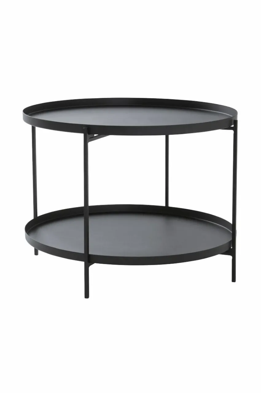 Bord|Jotex DAVIS Sidobord/brickbord ø 63 Cm Svart