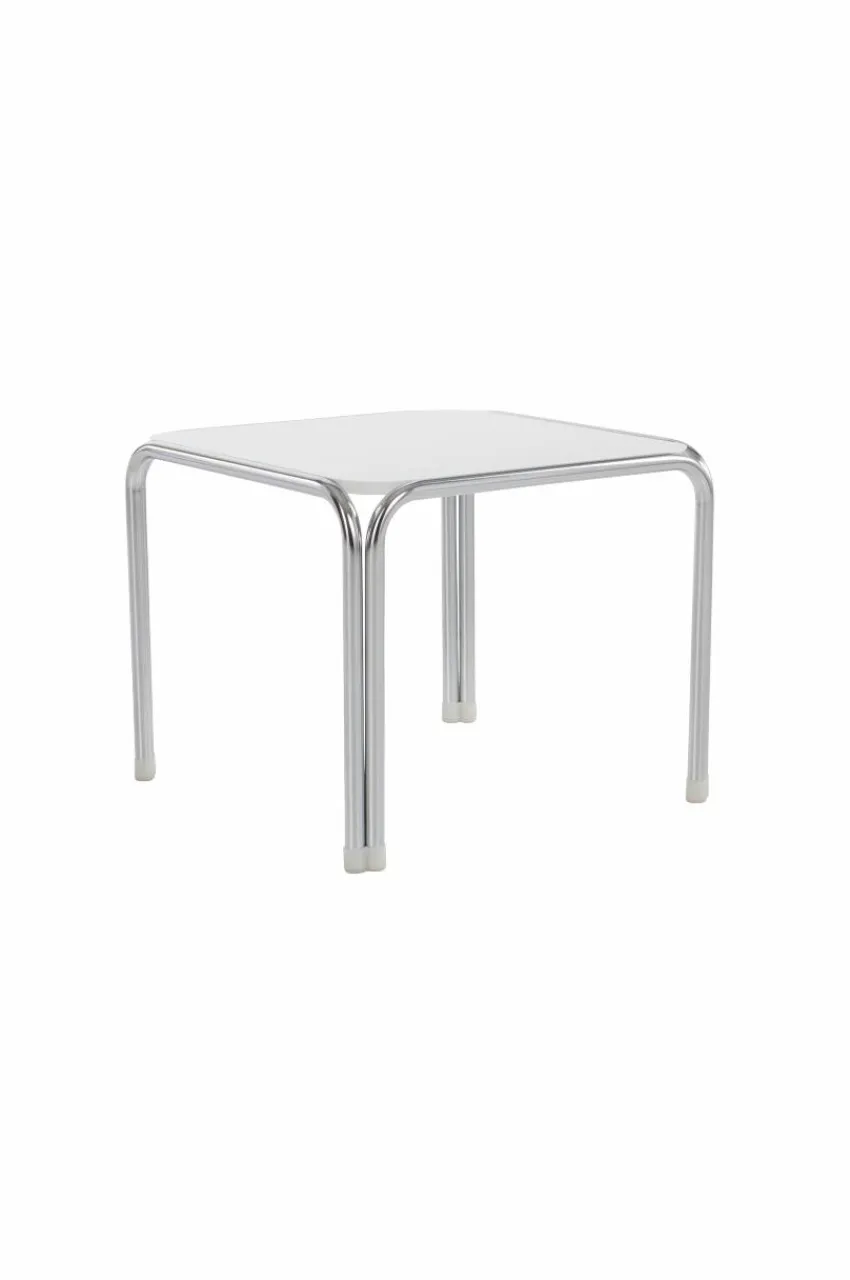 Bord|Jotex DAYTON Sidobord 45x45 Cm Vit/krom