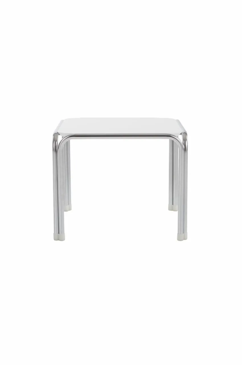 Bord|Jotex DAYTON Sidobord 45x45 Cm Vit/krom