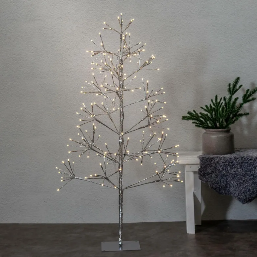 Utebelysning|Utebelysning|Jotex Dekorationsträd Flower Tree 120cm Silver