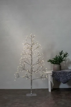 Utebelysning|Utebelysning|Jotex Dekorationsträd Flower Tree 120cm Silver