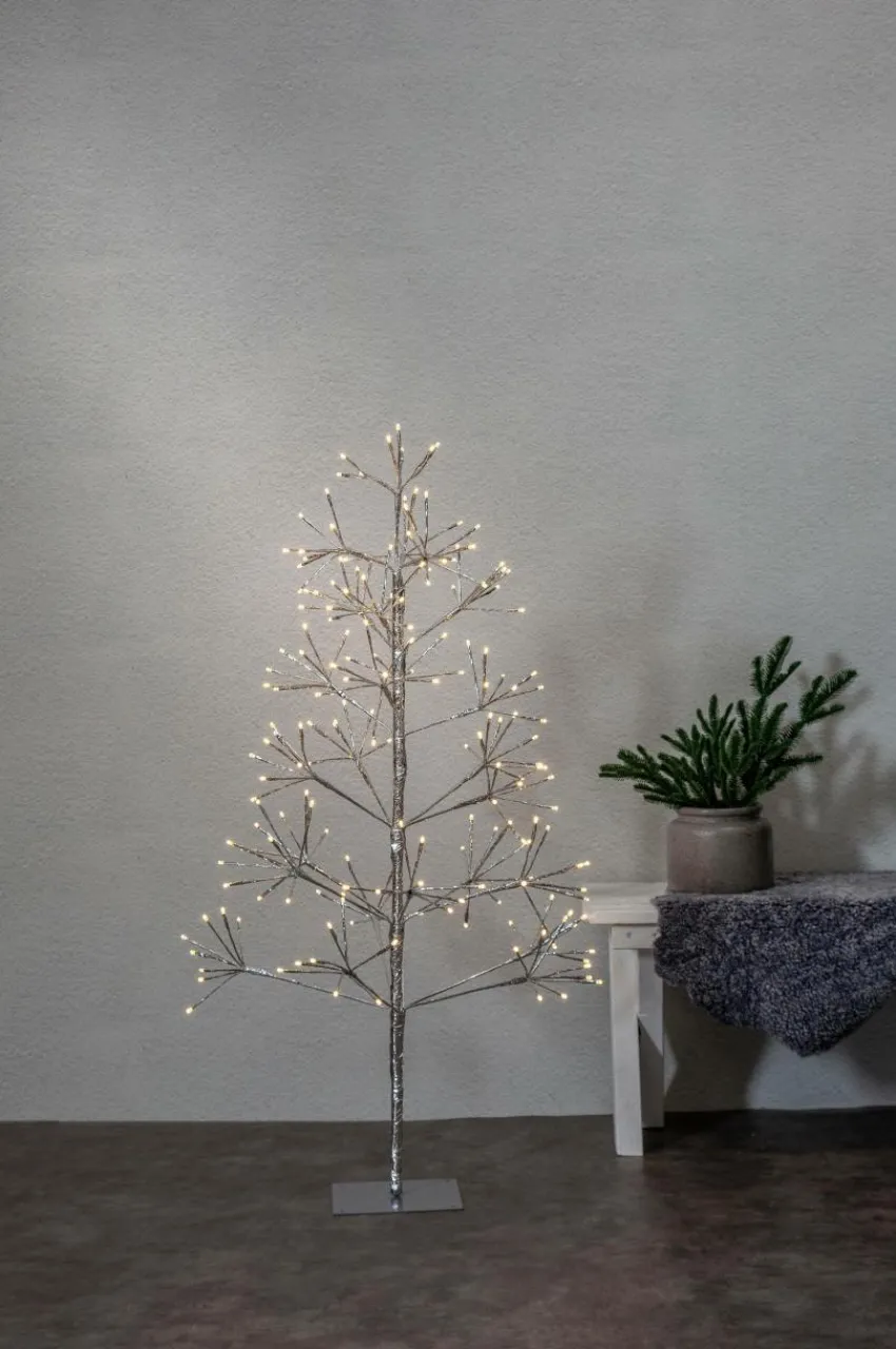 Utebelysning|Utebelysning|Jotex Dekorationsträd Flower Tree 120cm Silver