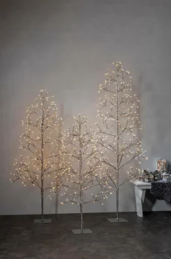 Utebelysning|Utebelysning|Jotex Dekorationsträd Flower Tree 120cm Silver