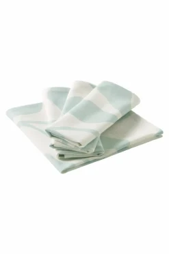 Servetter|Jotex DELLA Servett 4-pack Blå/vit