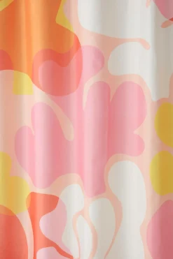 Duschdraperier|Jotex DELORES Duschdraperi Rosa/multi
