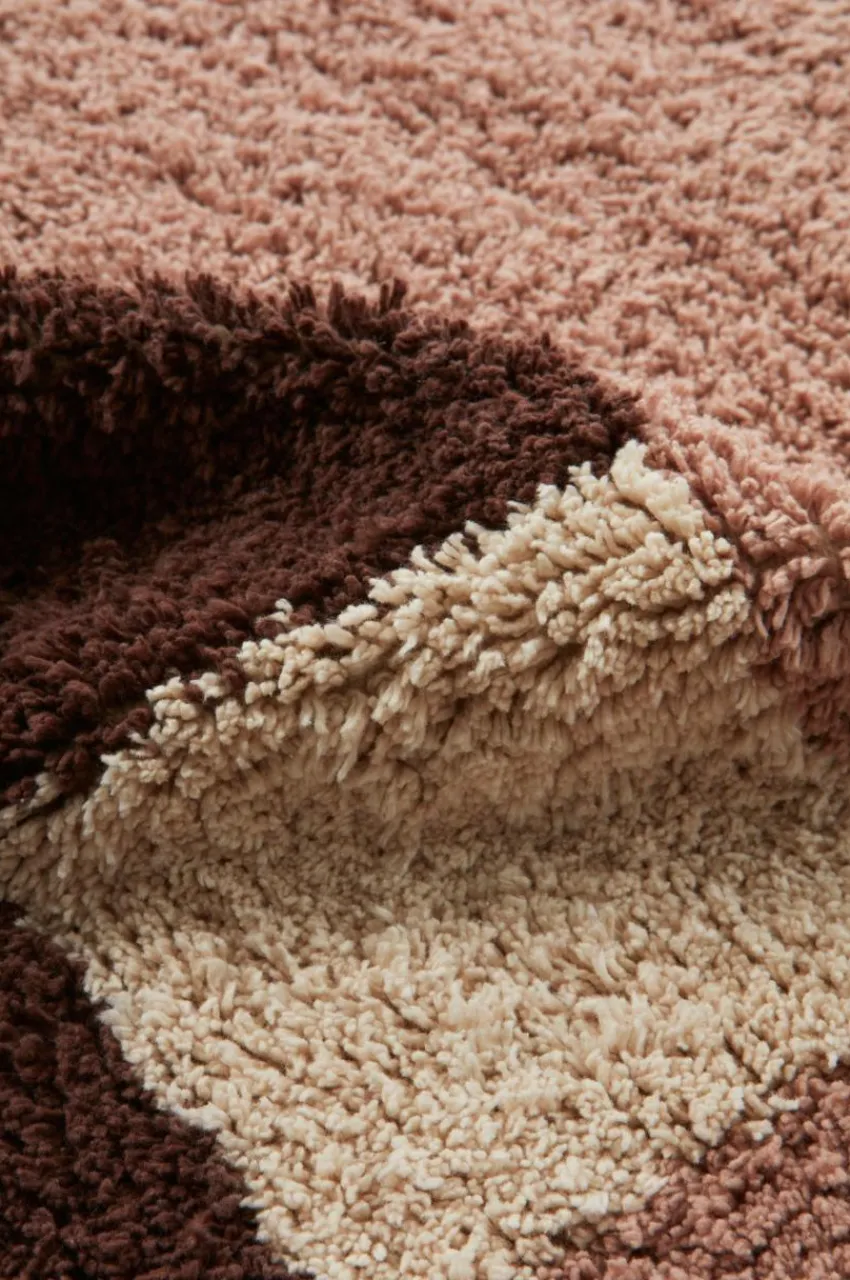 Bomulls- & Trasmattor|Jotex DELPHI Bomullsmatta Fudge/rosa/beige