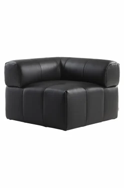 Soffor|Jotex DERMY Soffmodul Hörn PU/ Lädermix Svart