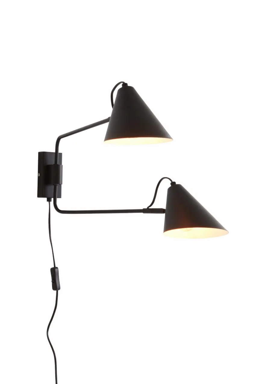 Vägglampor|Jotex DEUX Vägglampa Matt svart
