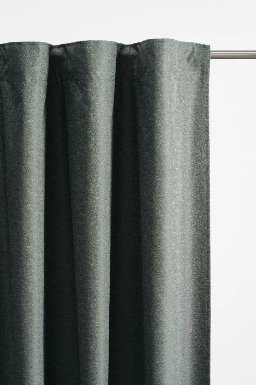 Multifunktionsgardiner|Mörkläggningsgardiner|Jotex DIES Mörkläggningsgardin 1 Längd - Extra Bred Grågrön