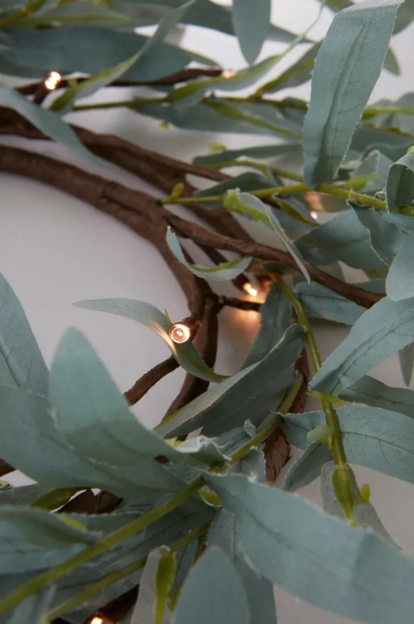 Julbelysning|Dekorativ Belysning|Jotex DIONE Krans LED Grön