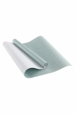 Presentpapper & Snöre|Juldekoration|Jotex DITTE Presentpapper - Längd 10 Meter Mintgrön/guld