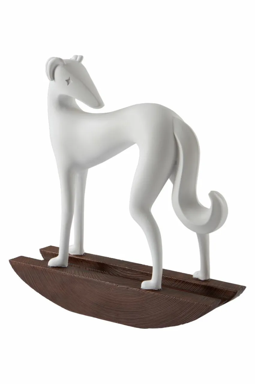 Prydnadssaker|Jotex DOG SWING Dekorationsfigur Vit/brun