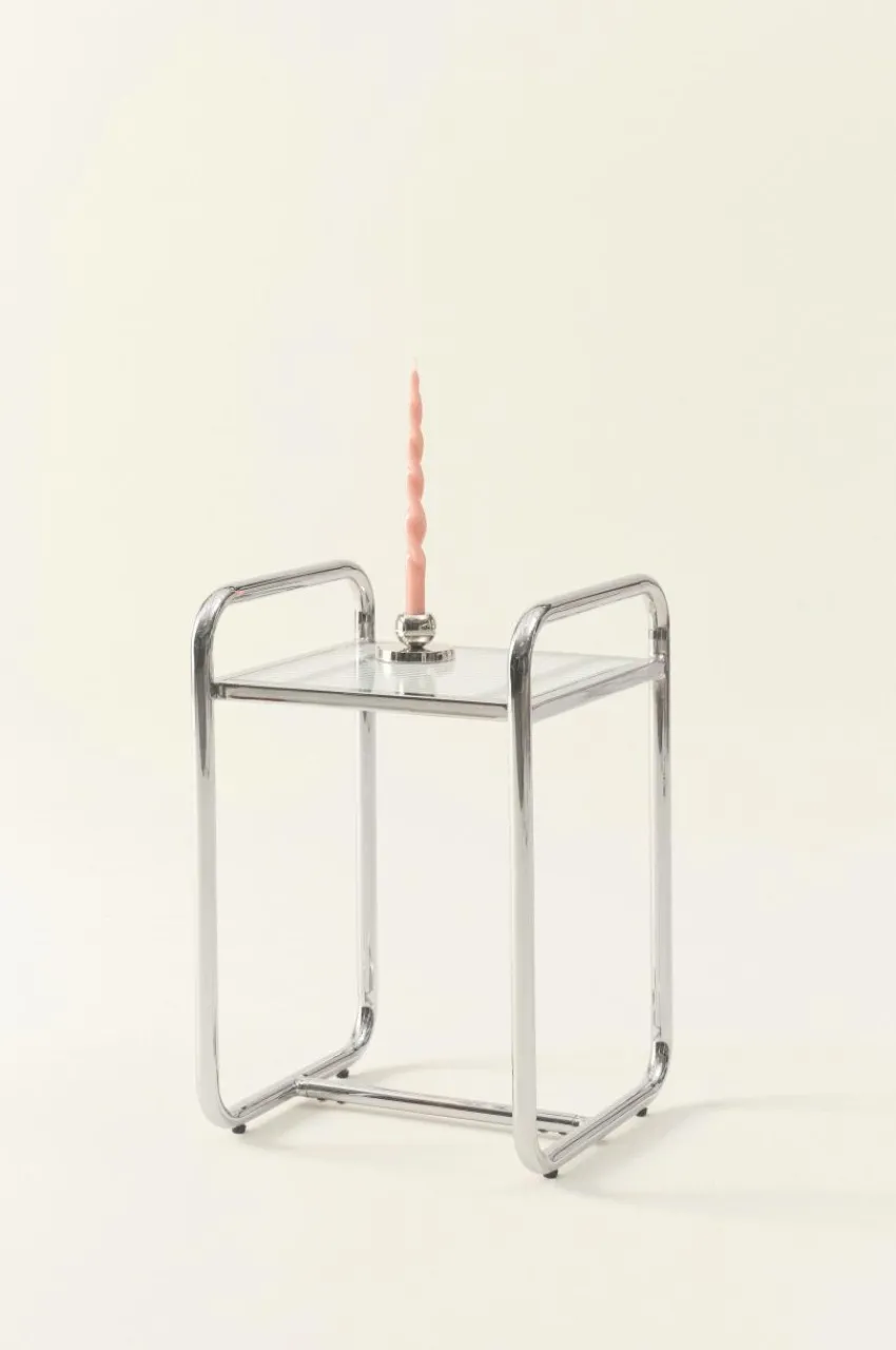Bord|Jotex DOMINGO Sidobord 40x40 Cm Krom