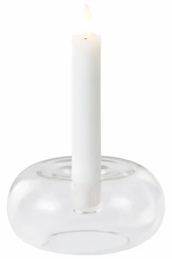 Ljusstakar|Jotex DONUT Ljusstake Transparent