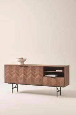 Förvaring|Jotex DUVBERG Sideboard 40x180 Cm Valnötsfanér