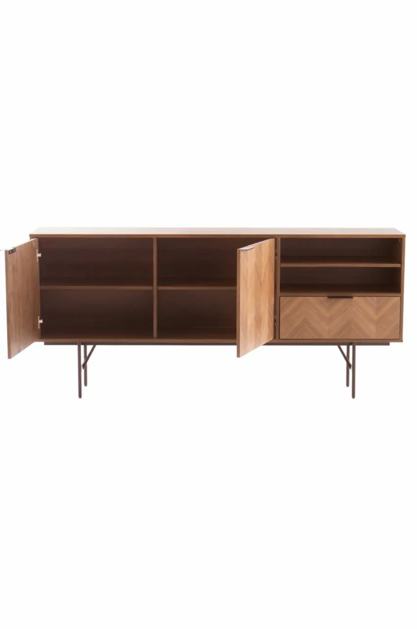 Förvaring|Jotex DUVBERG Sideboard 40x180 Cm Valnötsfanér