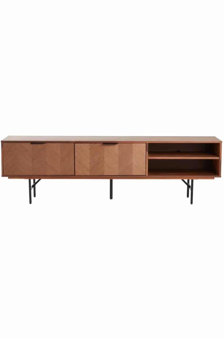 Förvaring|Jotex DUVBERG Tv-bänk 40x180 Cm Valnötsfanér