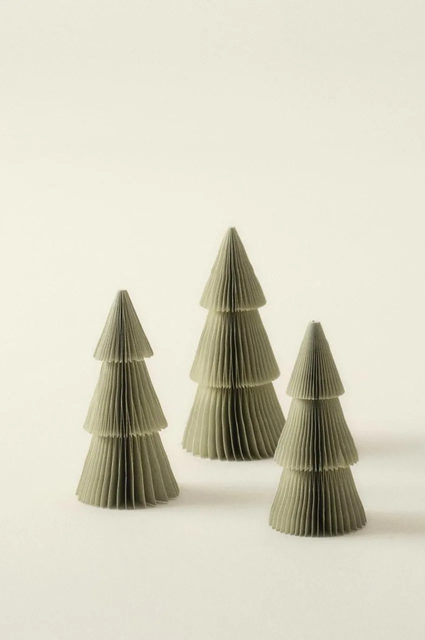 Juldekoration|Jotex EBBE Dekorationsfigur 3-pack Ljusgrön