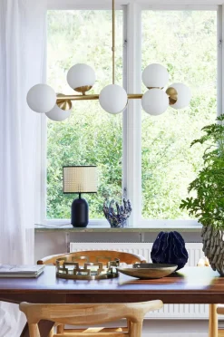 Taklampor|Jotex EKMAN Taklampa Mässing/opalglas