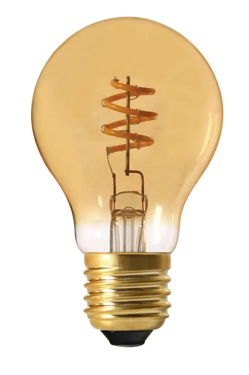 Ljuskällor|Jotex ELECT SPIRAL Ljuskälla 60 Mm E27 Guld