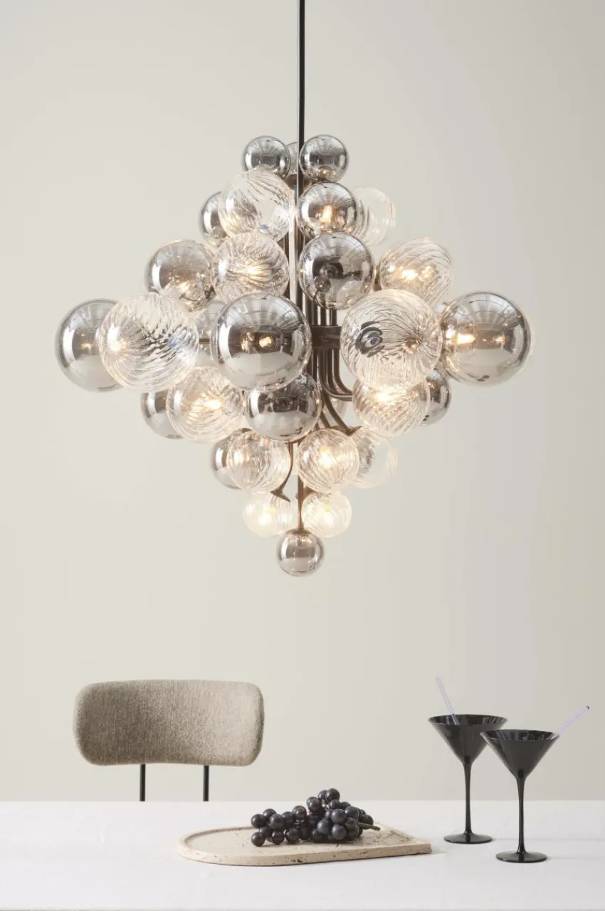 Taklampor|Kristallkronor & Takkronor|Jotex ELECTRA Taklampa Ø 75 Cm Svart